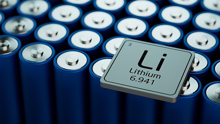 Lithium als Komponente in der Batterieherstellung